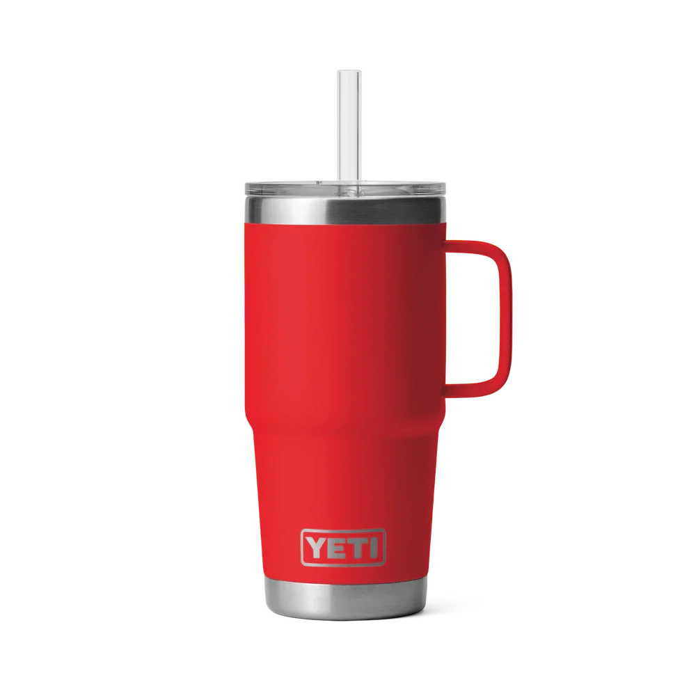 Yeti Rambler 25oz Straw Mug