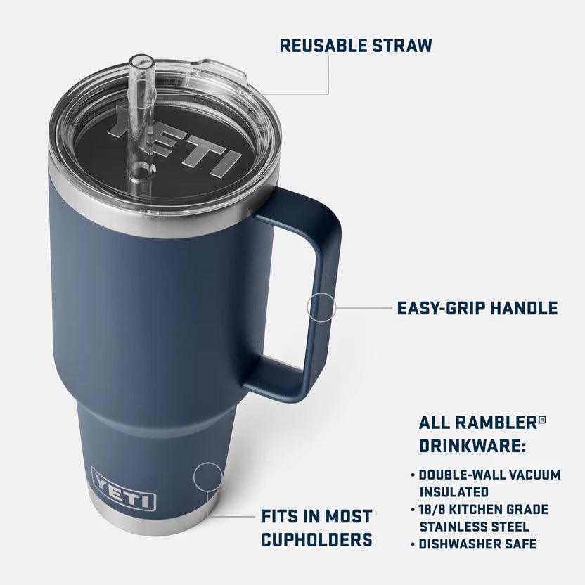 Yeti Rambler 42oz/1.2L Straw Mug